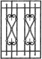 Кованая решетка РК-06